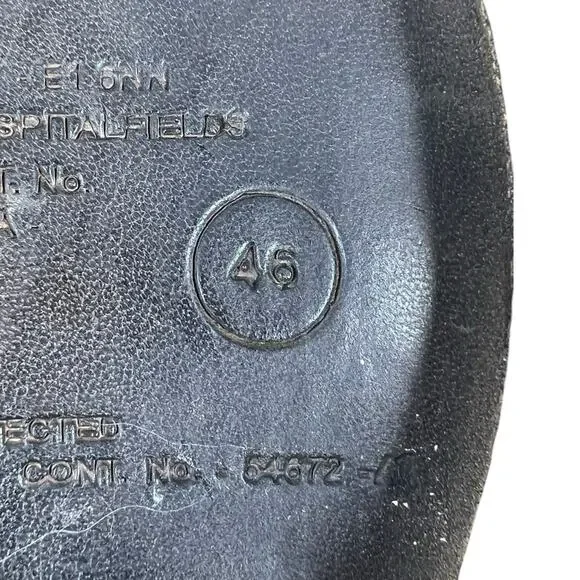 Allsaints Men’s Black Leather Distressed Cap To Oxford Size 46 US 13 Allsaints Men main image 2